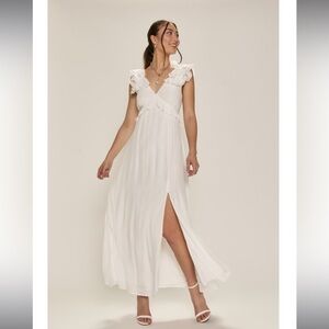 Francesca’s White Maxi Dress